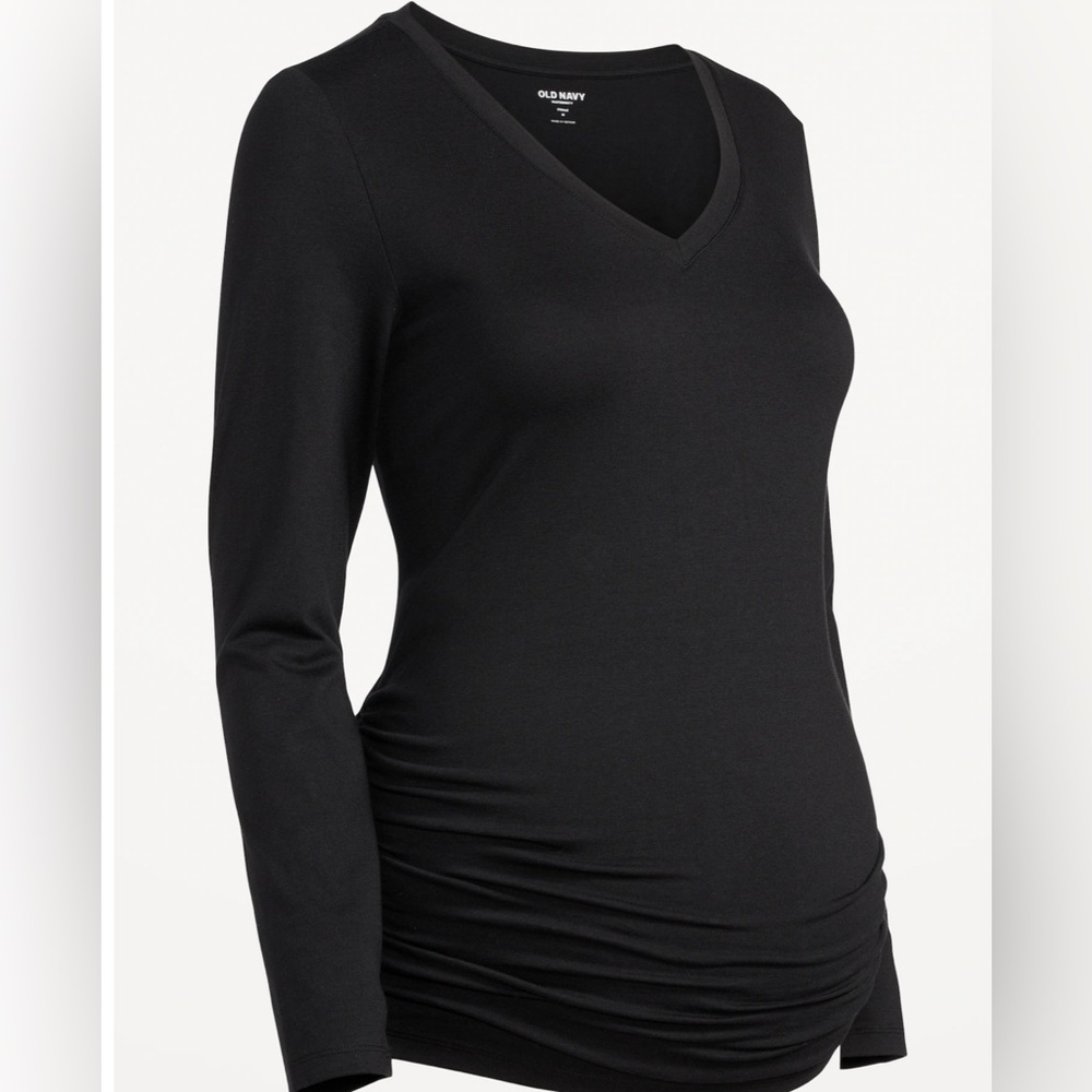 Maternity black blouse long sleeve size:M